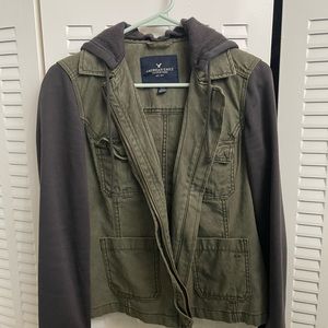 Cargo Jacket with removable hood